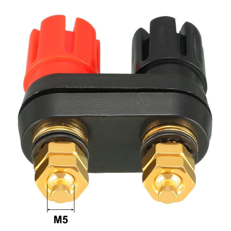 bnafes 4 Pack Dual 4mm Banana Plug Jack Socket Binding Post for Speaker Amplifier Terminal - Image 2